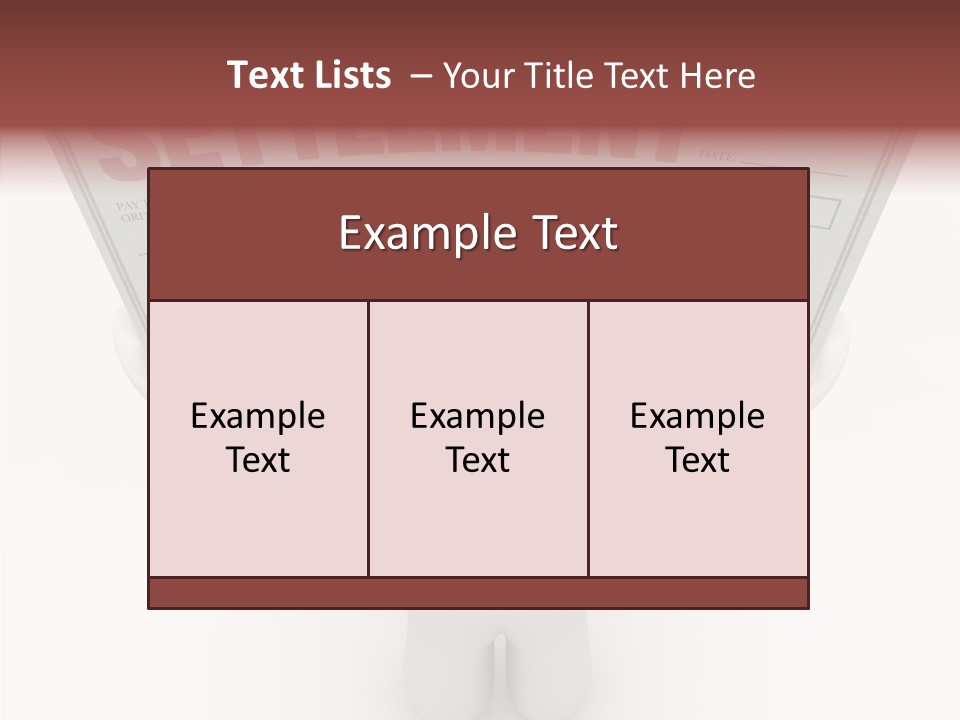 Wealth Authorized Paper PowerPoint Template