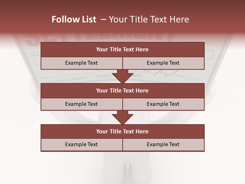 Wealth Authorized Paper PowerPoint Template