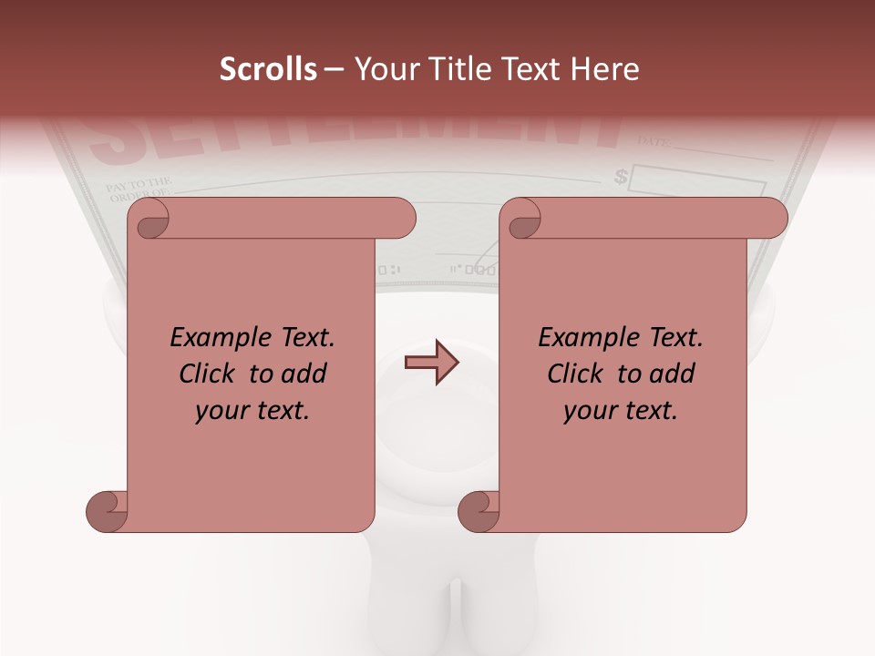 Wealth Authorized Paper PowerPoint Template