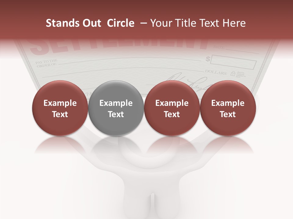 Wealth Authorized Paper PowerPoint Template