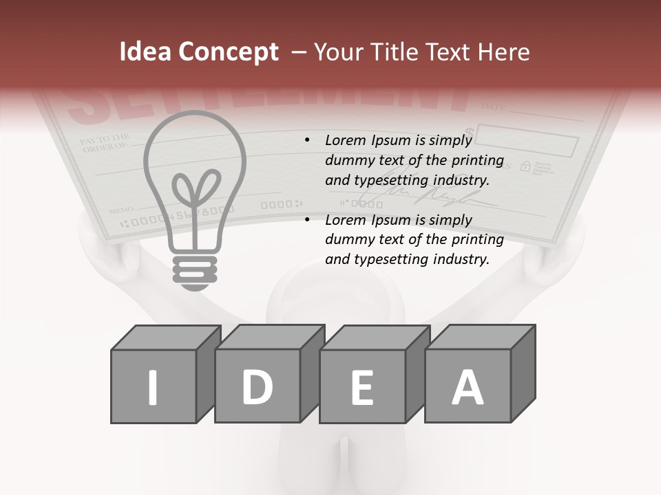 Wealth Authorized Paper PowerPoint Template