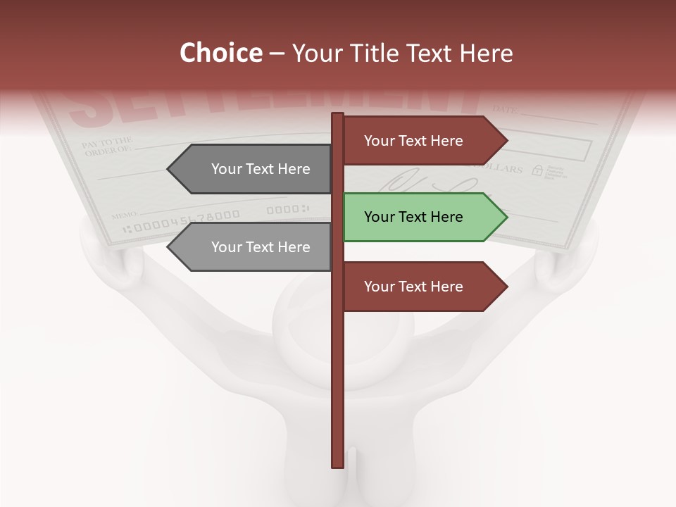 Wealth Authorized Paper PowerPoint Template