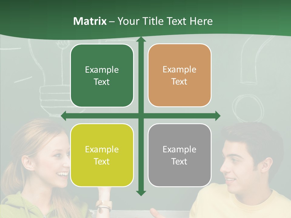 Gesturing Guy Thoughtful PowerPoint Template