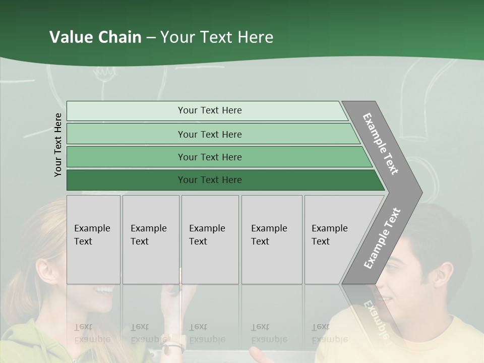 Gesturing Guy Thoughtful PowerPoint Template