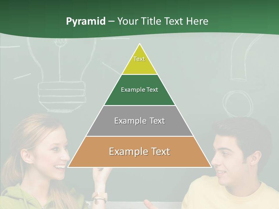 Gesturing Guy Thoughtful PowerPoint Template