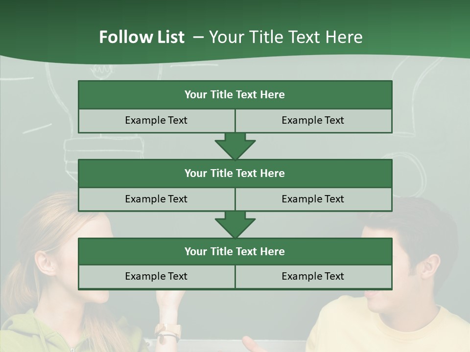 Gesturing Guy Thoughtful PowerPoint Template