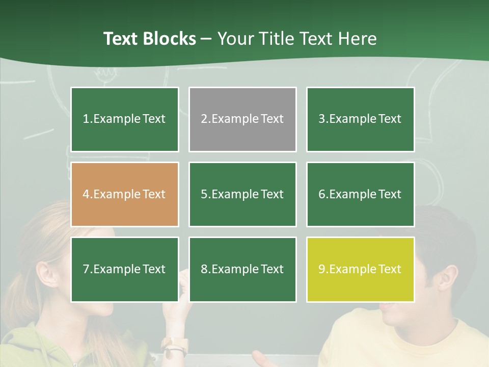 Gesturing Guy Thoughtful PowerPoint Template