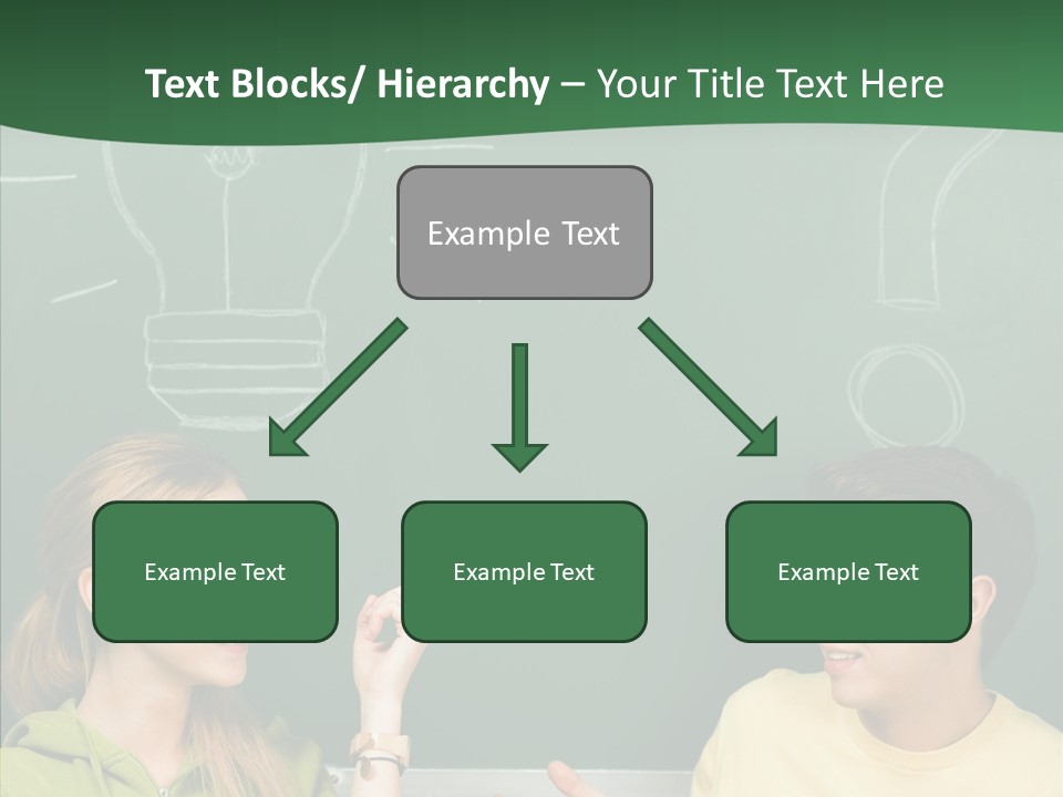 Gesturing Guy Thoughtful PowerPoint Template
