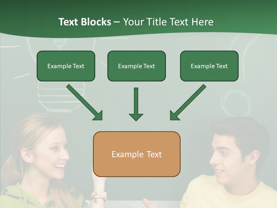 Gesturing Guy Thoughtful PowerPoint Template