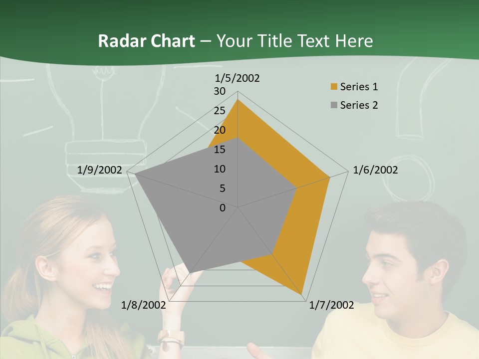 Gesturing Guy Thoughtful PowerPoint Template
