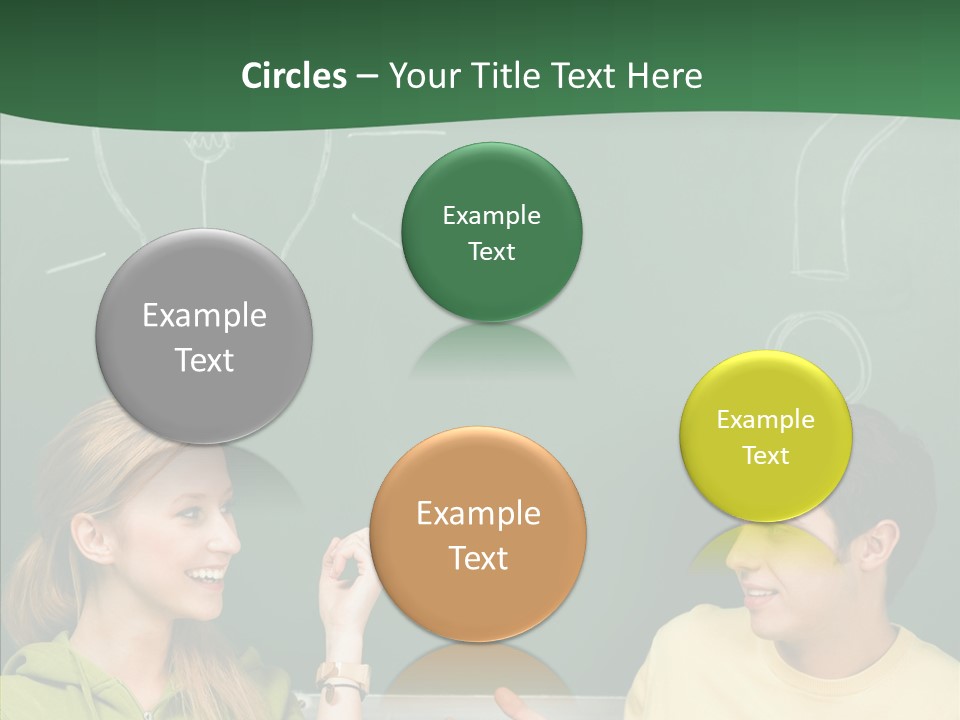 Gesturing Guy Thoughtful PowerPoint Template