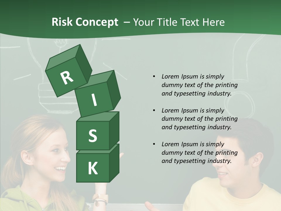 Gesturing Guy Thoughtful PowerPoint Template