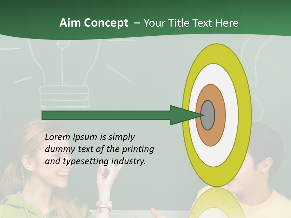 Gesturing Guy Thoughtful PowerPoint Template