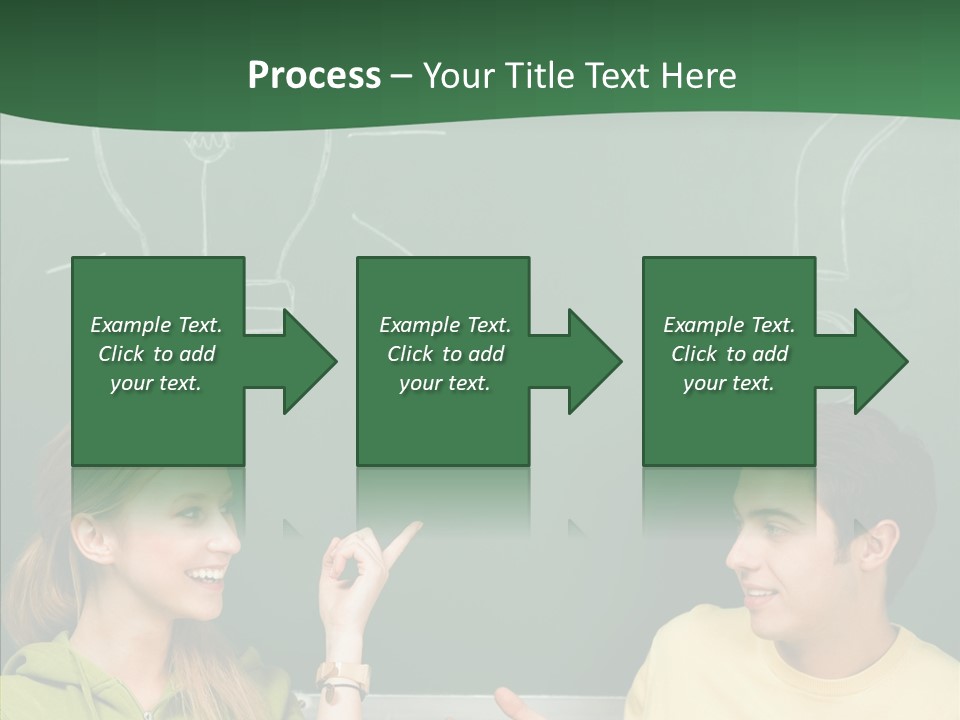 Gesturing Guy Thoughtful PowerPoint Template