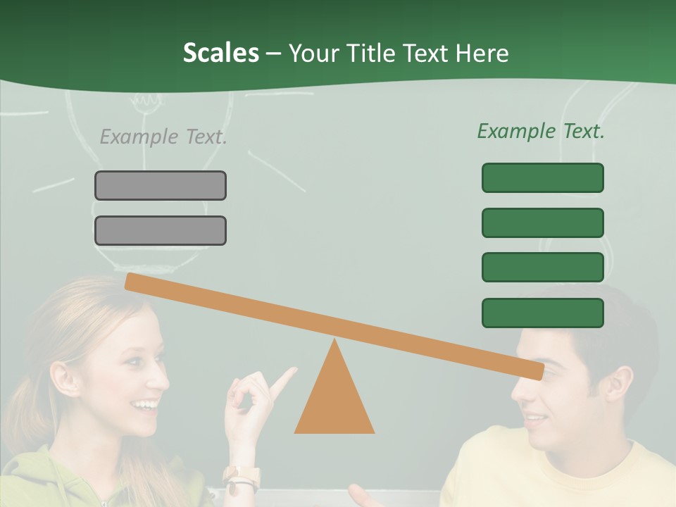 Gesturing Guy Thoughtful PowerPoint Template