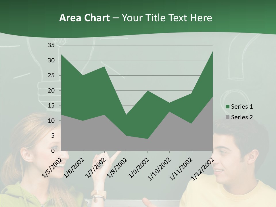 Gesturing Guy Thoughtful PowerPoint Template