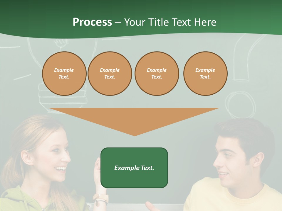 Gesturing Guy Thoughtful PowerPoint Template