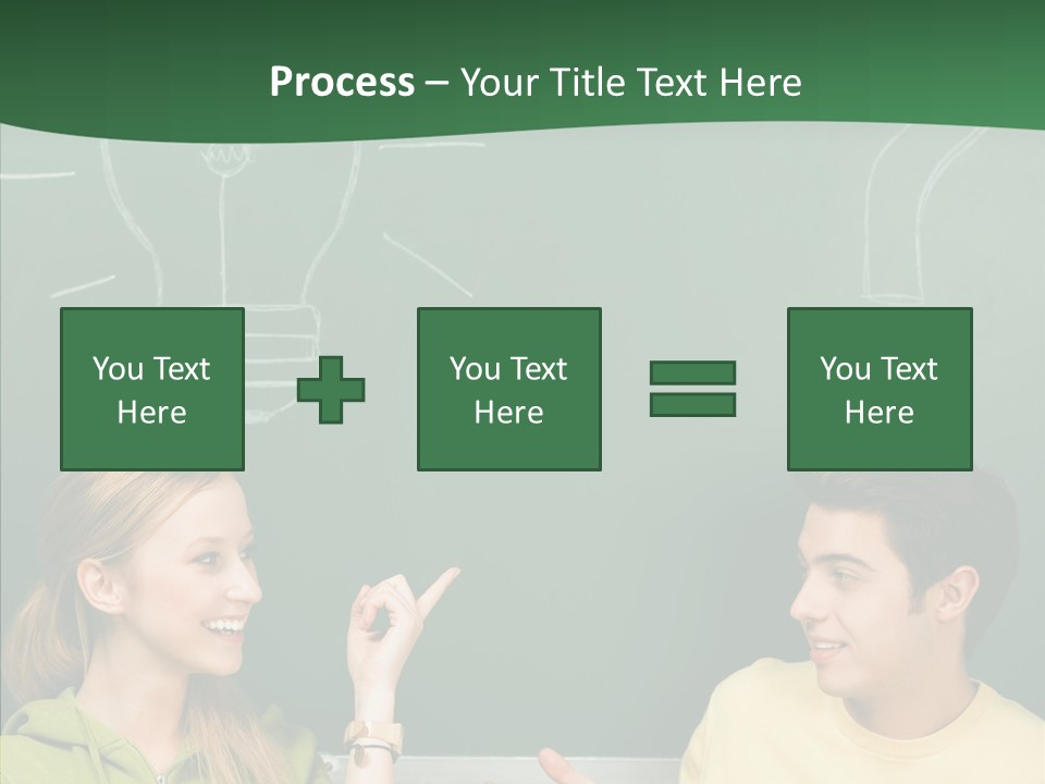 Gesturing Guy Thoughtful PowerPoint Template