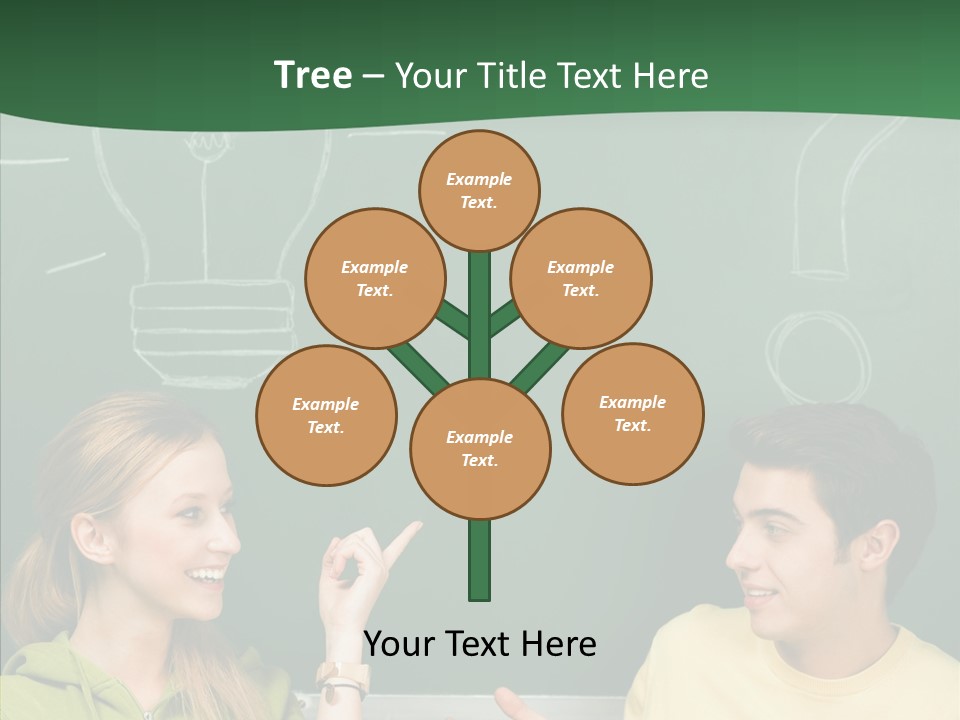 Gesturing Guy Thoughtful PowerPoint Template