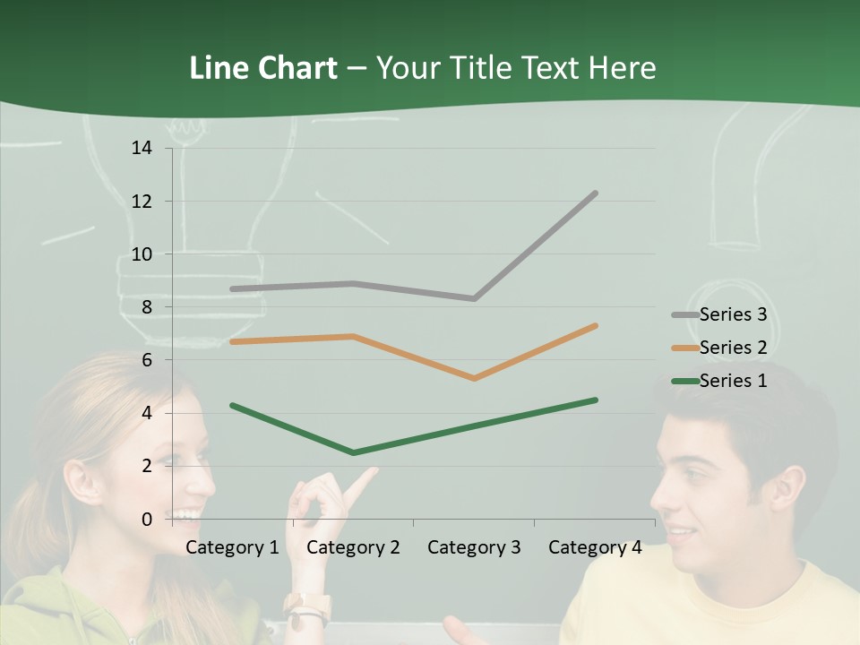 Gesturing Guy Thoughtful PowerPoint Template
