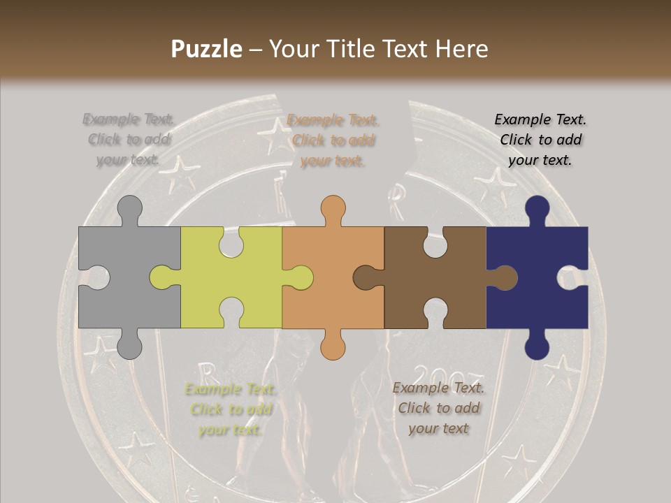 Risk Greek Broken PowerPoint Template