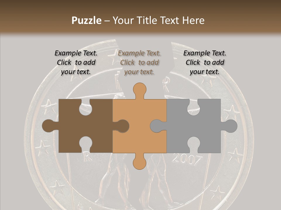 Risk Greek Broken PowerPoint Template