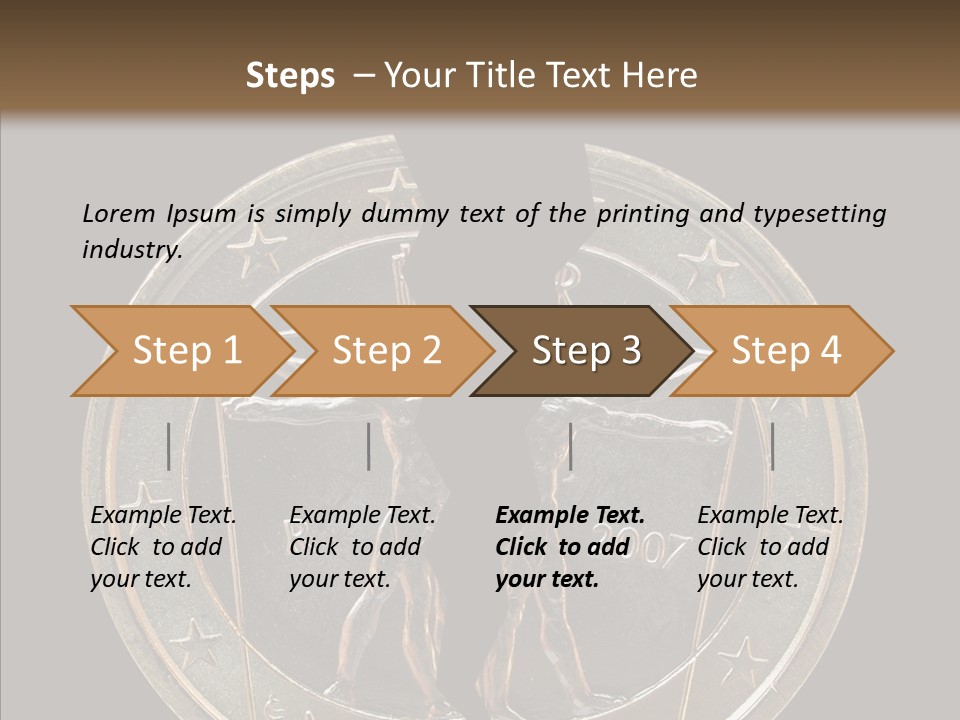 Risk Greek Broken PowerPoint Template