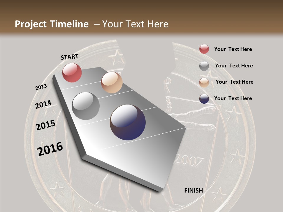 Risk Greek Broken PowerPoint Template