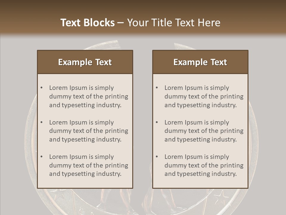 Risk Greek Broken PowerPoint Template