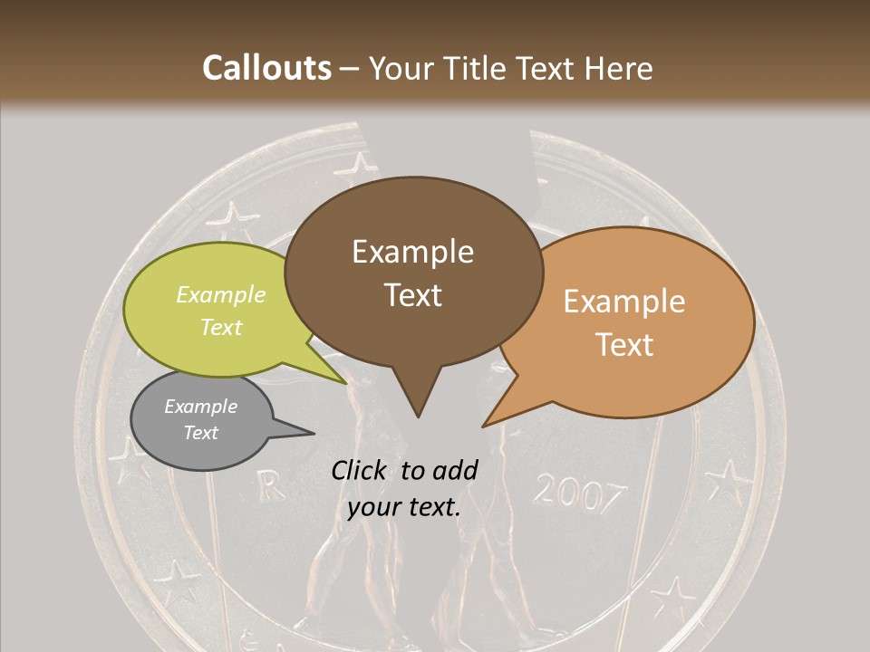 Risk Greek Broken PowerPoint Template
