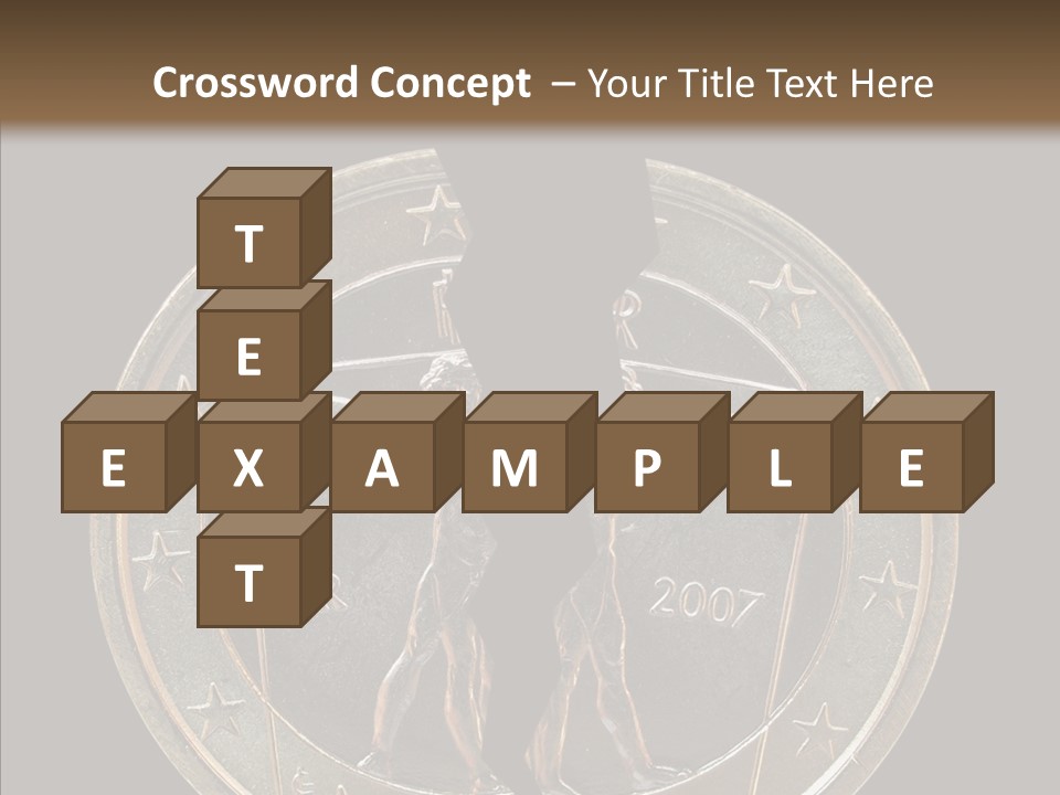 Risk Greek Broken PowerPoint Template