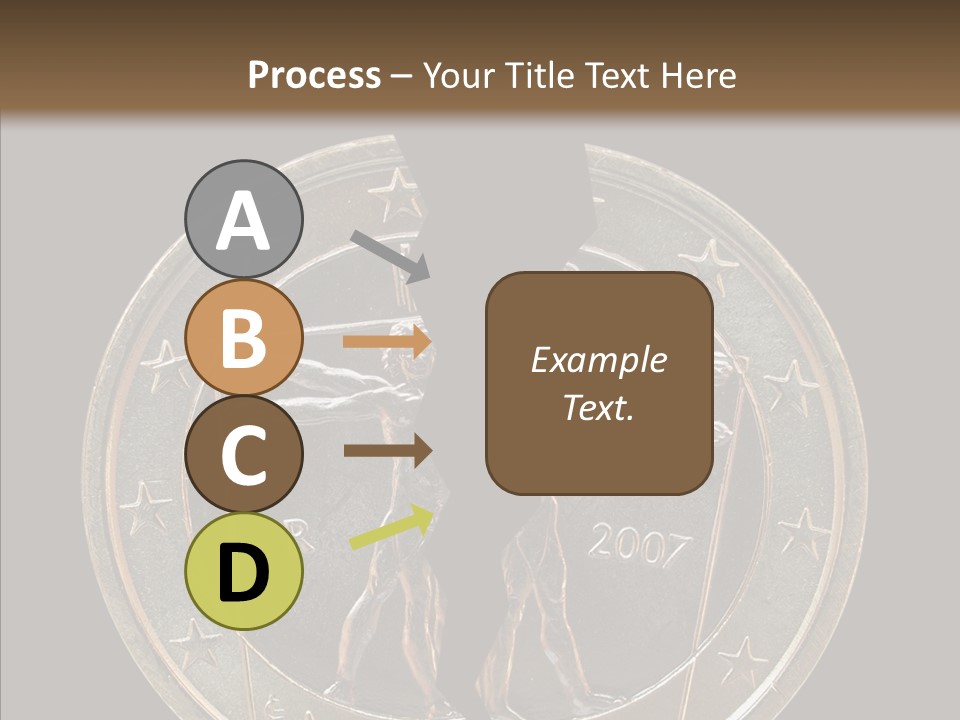 Risk Greek Broken PowerPoint Template