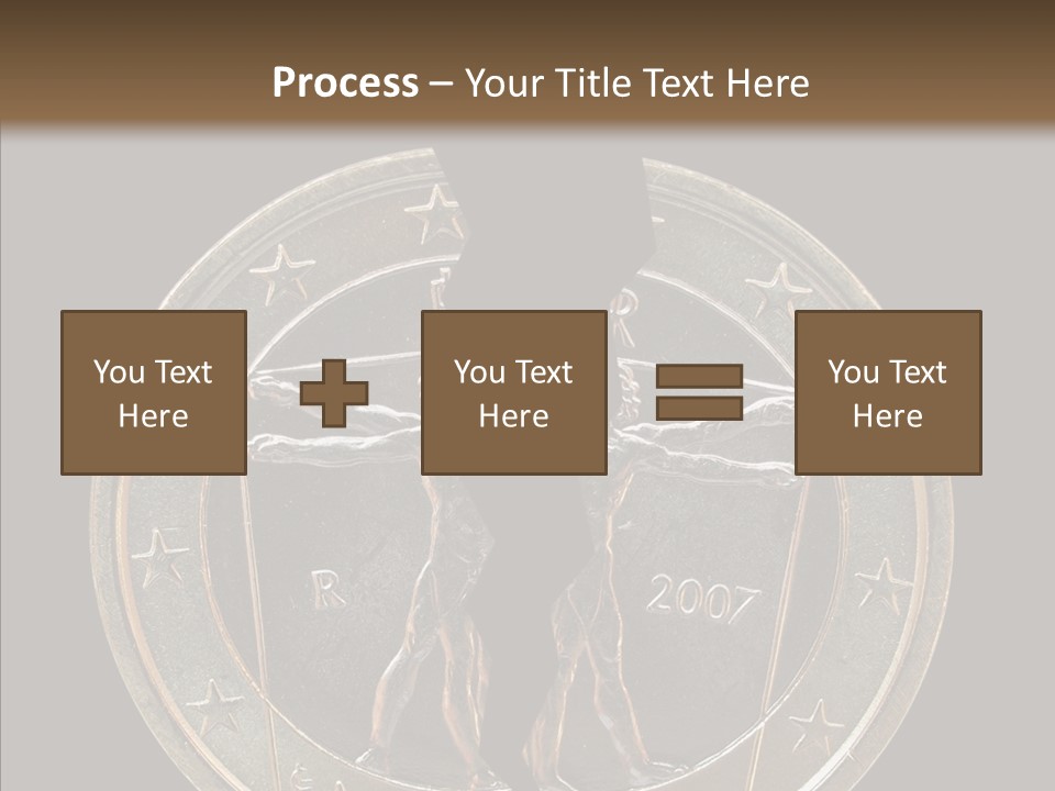 Risk Greek Broken PowerPoint Template