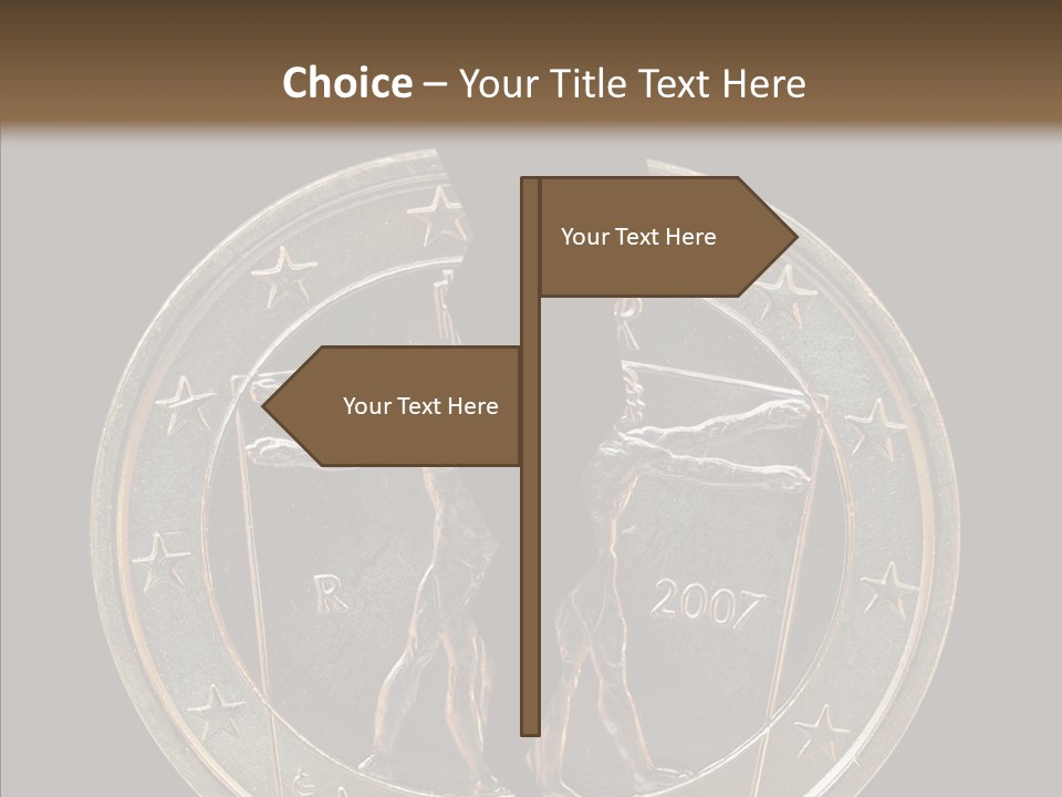 Risk Greek Broken PowerPoint Template