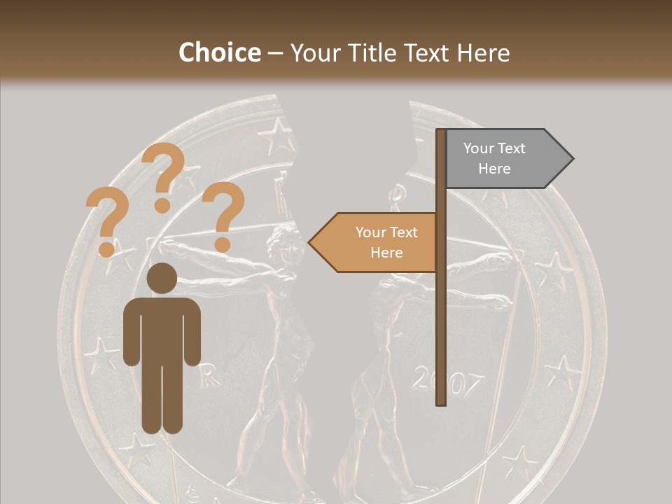 Risk Greek Broken PowerPoint Template