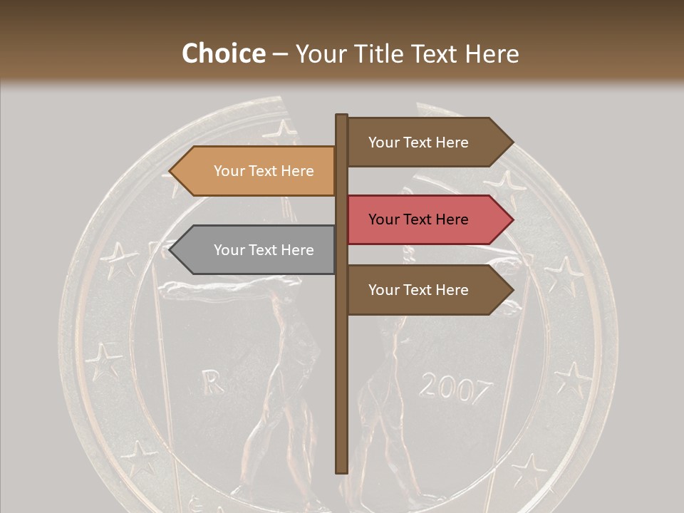 Risk Greek Broken PowerPoint Template
