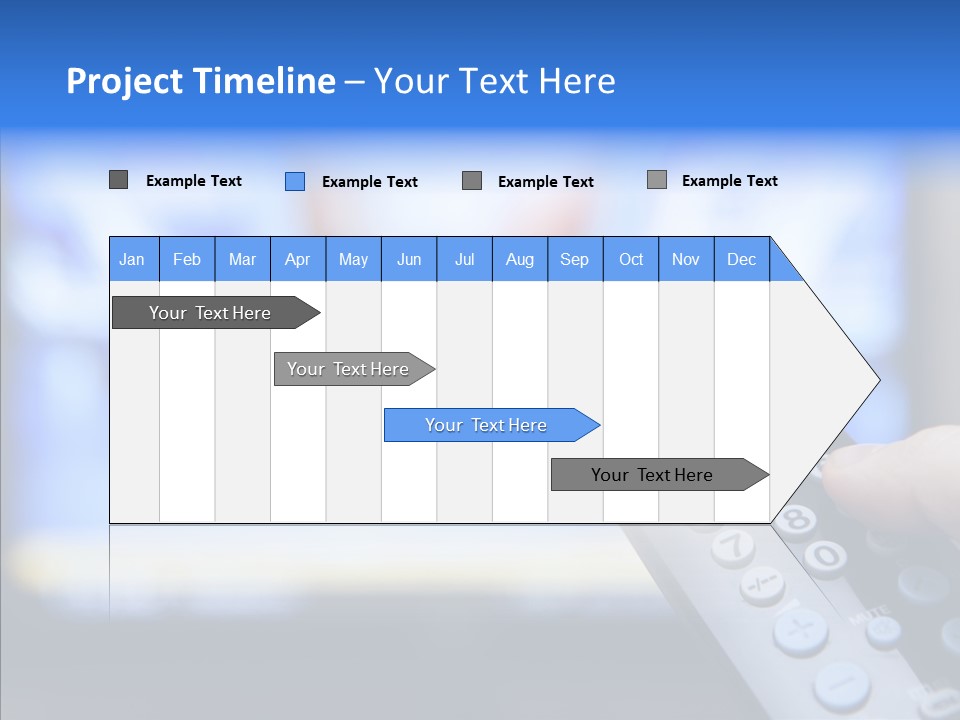 A Person Holding A Remote Control In Front Of A Television PowerPoint Template