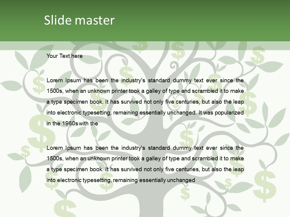 Life Involute Elegance PowerPoint Template