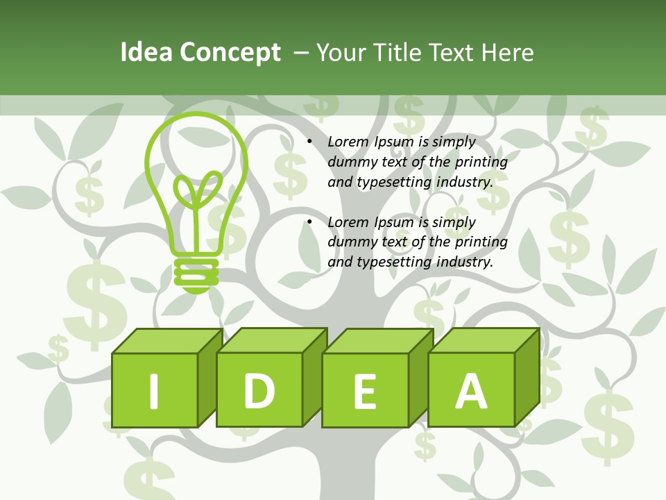 Life Involute Elegance PowerPoint Template