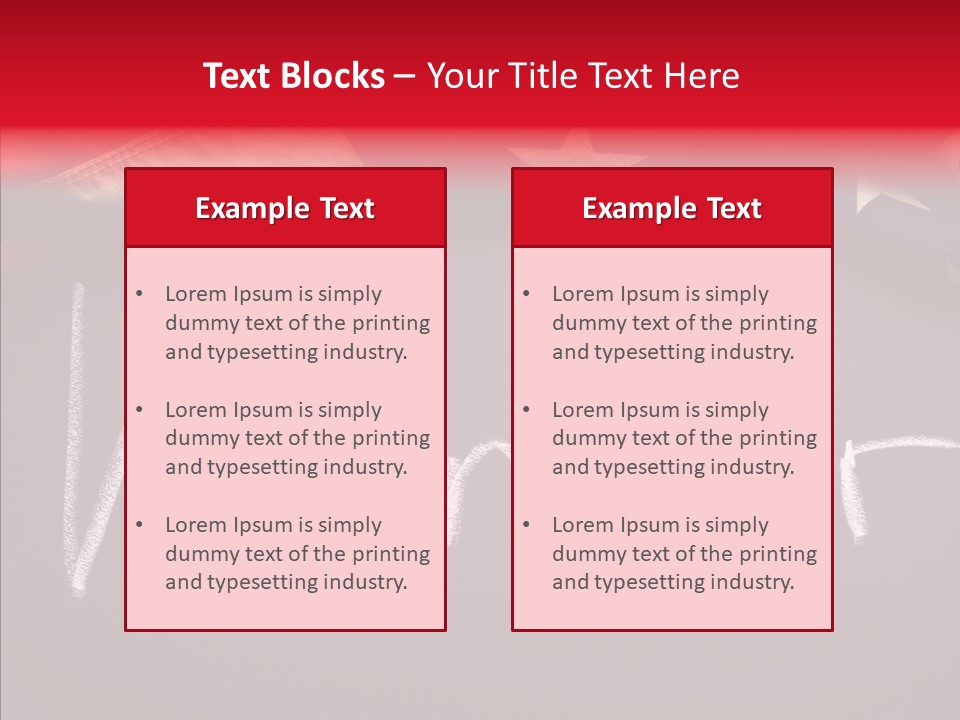 United States Flag Blackboard Antique PowerPoint Template