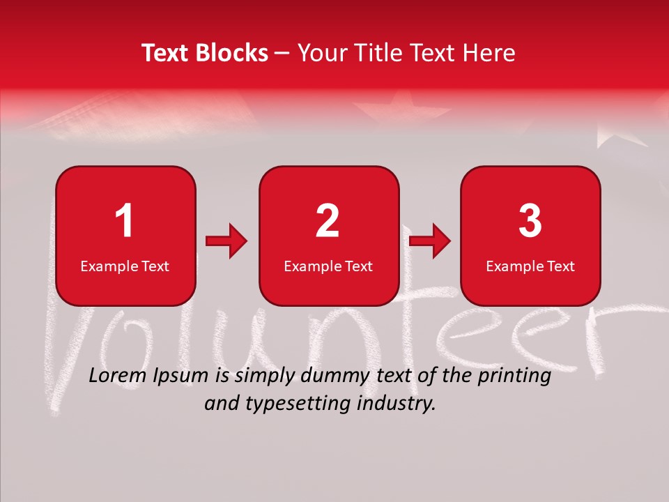United States Flag Blackboard Antique PowerPoint Template