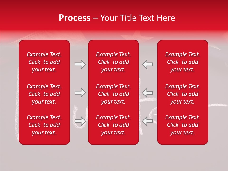 United States Flag Blackboard Antique PowerPoint Template
