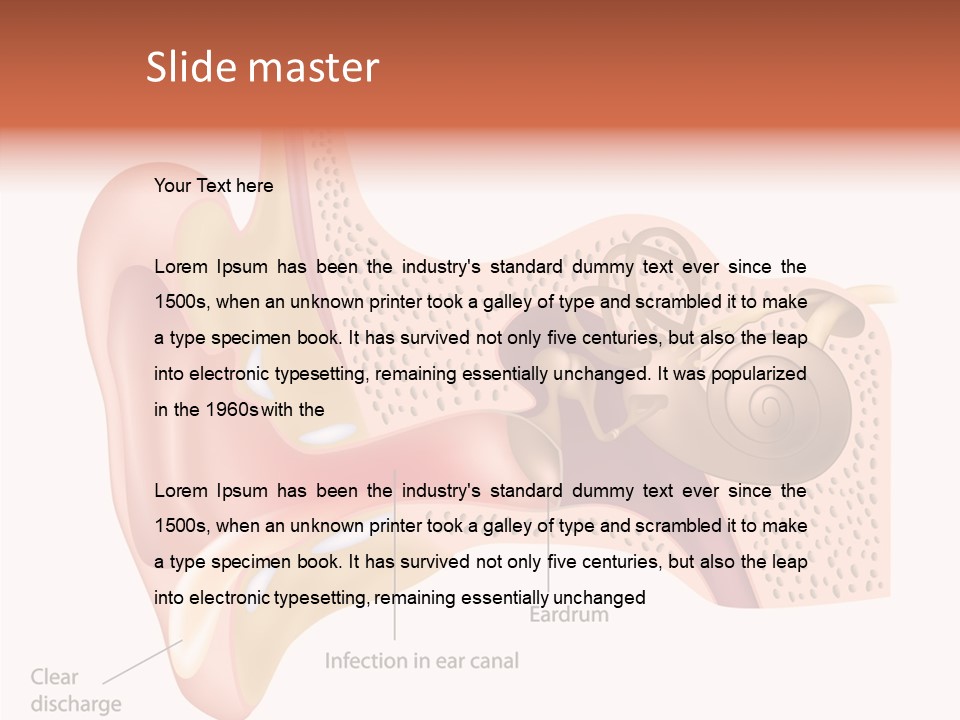 Eustachian Inner Sound PowerPoint Template