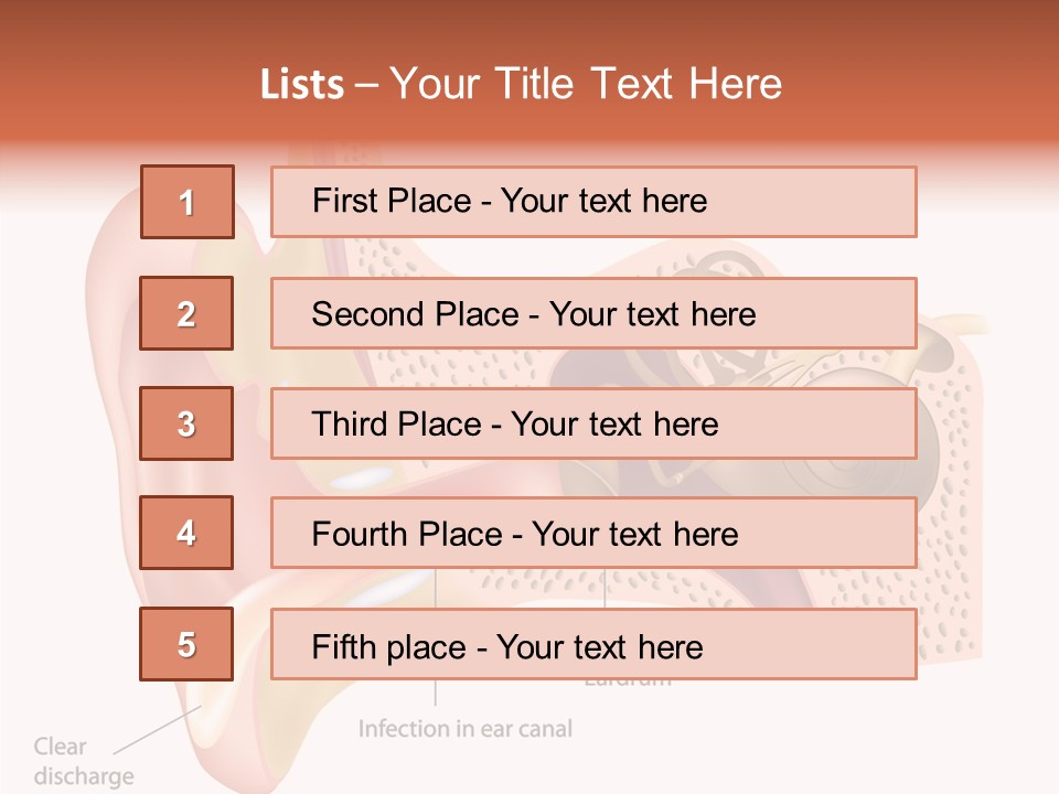 Eustachian Inner Sound PowerPoint Template