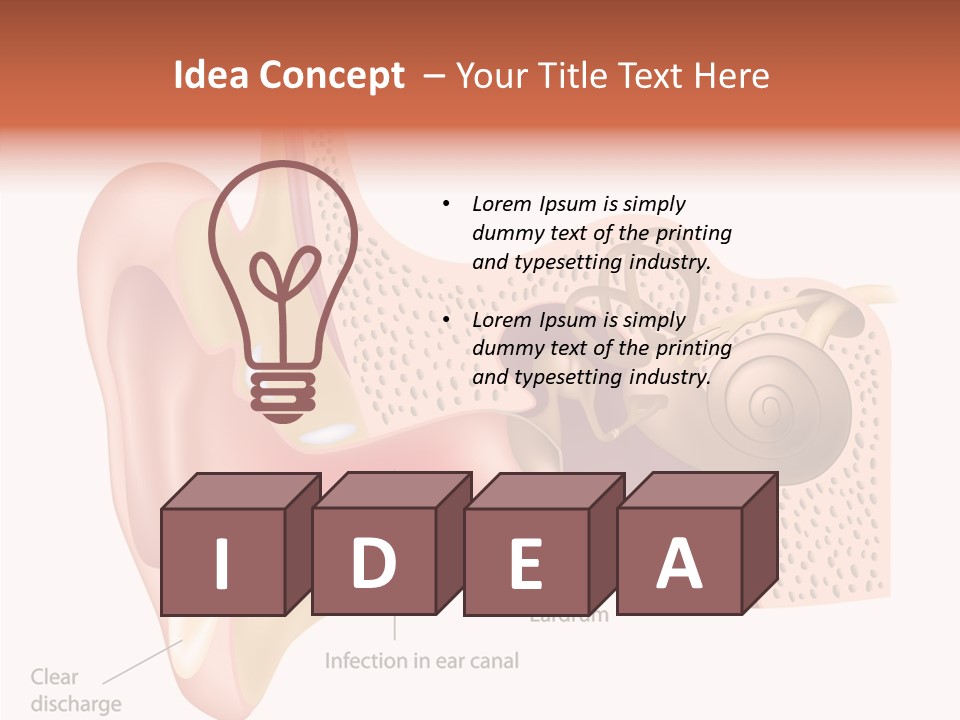 Eustachian Inner Sound PowerPoint Template