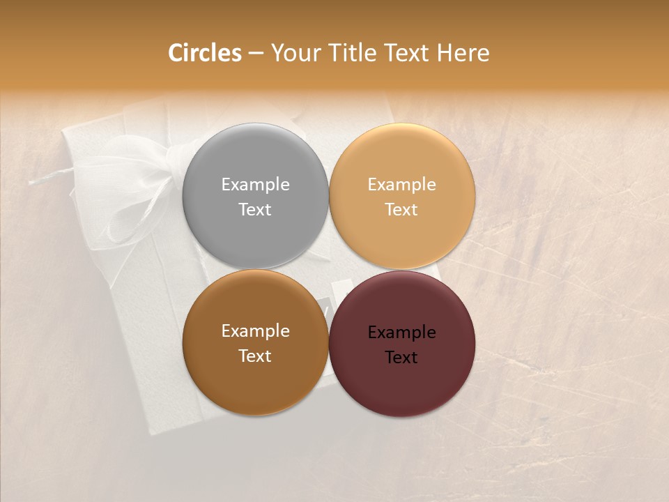 Present Christmas Newspaper Letters PowerPoint Template