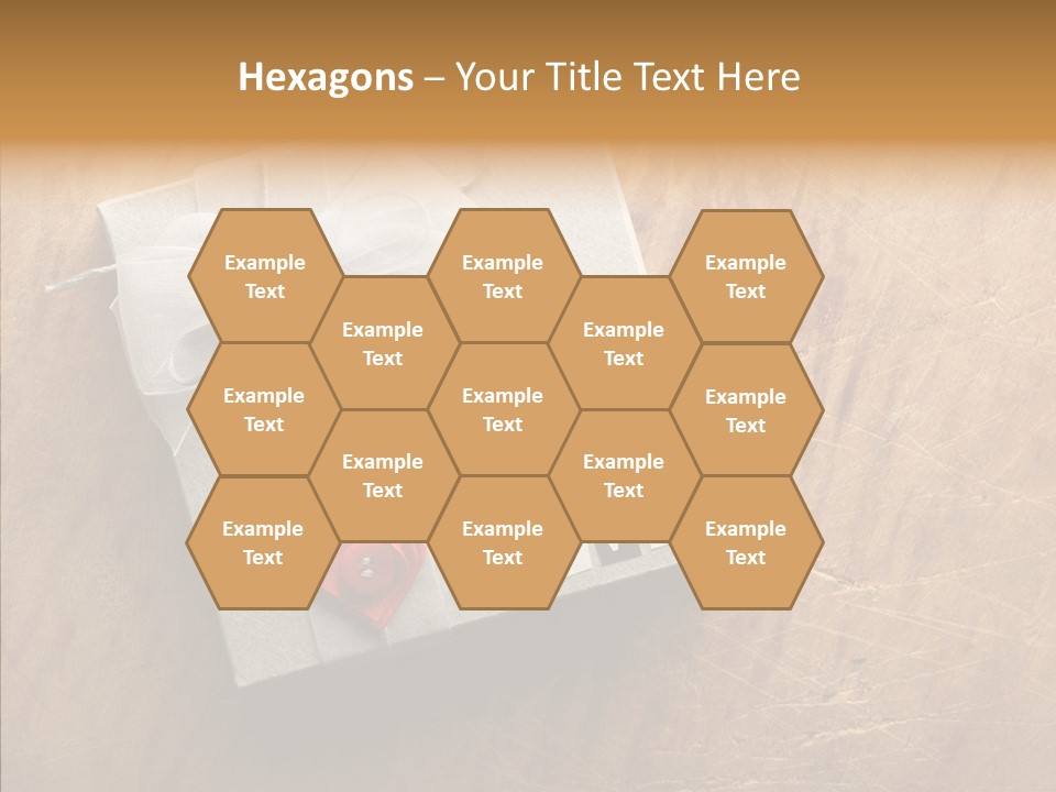 Present Christmas Newspaper Letters PowerPoint Template