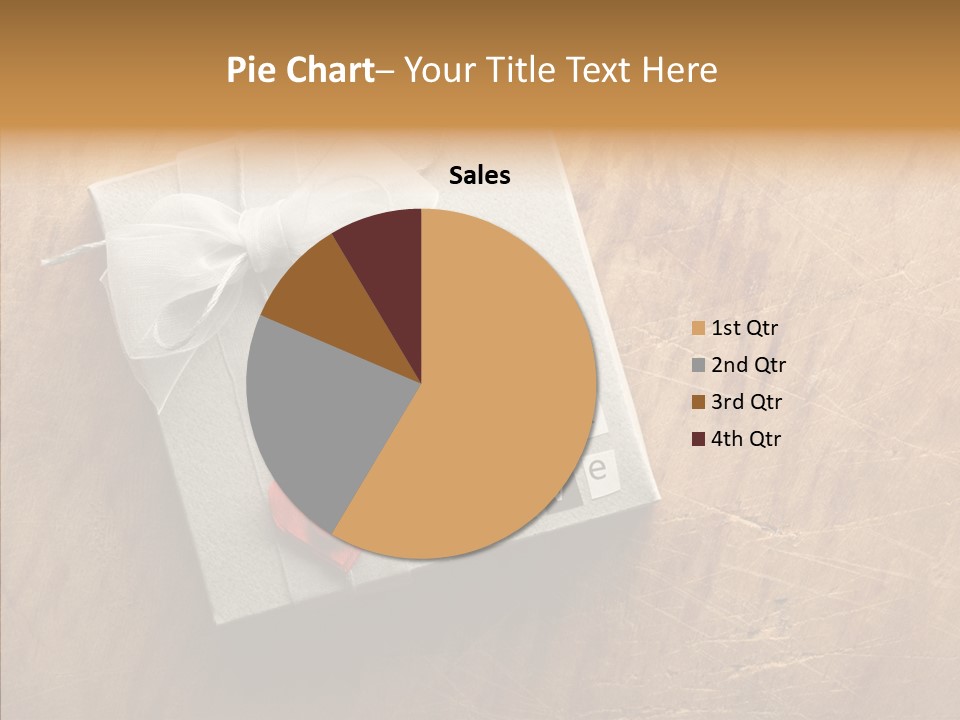 Present Christmas Newspaper Letters PowerPoint Template