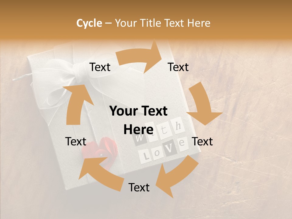 Present Christmas Newspaper Letters PowerPoint Template