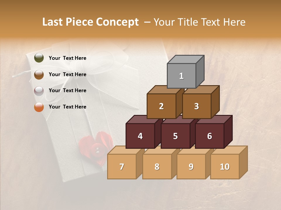 Present Christmas Newspaper Letters PowerPoint Template